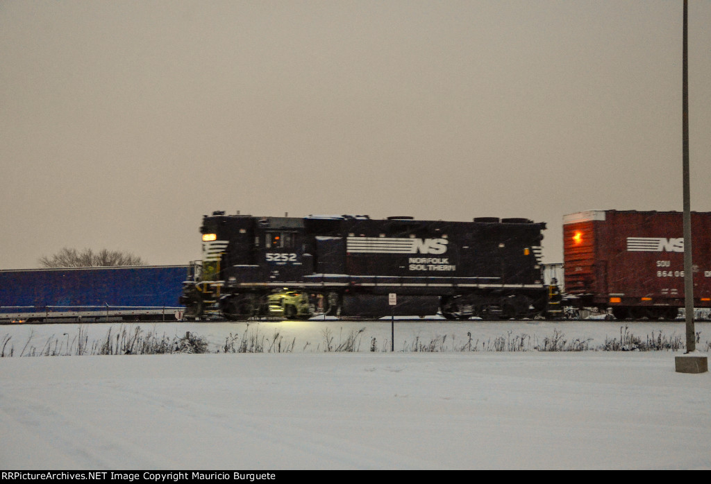 NS GP38-2 High nose Locomotive in the yard